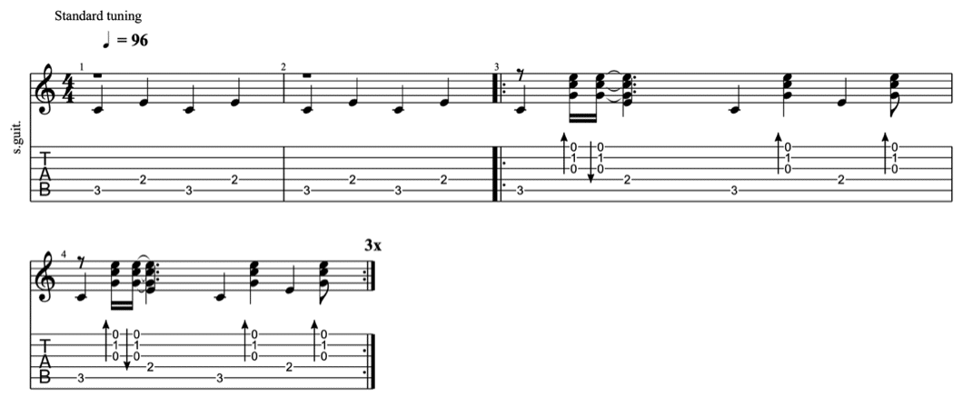 fingerpicking patterns - intermediate fingerpicking exercises 7 - learn fingerstyle on guitar
