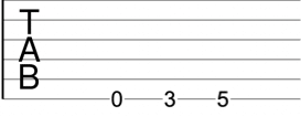 guitar tab how to read ex2