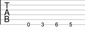 how to read guitar tab example 3 | learn to read guitar tab